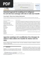 Numerical Approach To For Modeling Air-To-refrigerant Fin-And-tube Heat Exchanger With Tube-To-tube Heat Transfer (TC)
