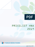 Pricelist MMP 2019 - Reguler HNA