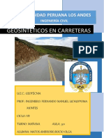 Geosinteticos en Carreteras