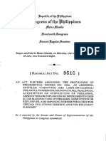 RA 9516 Law On Explosives PDF