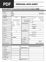 CSC Form 212 (Revised 2017) Personal Data Sheet | PDF | Employment ...