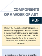 4 Lecture 4 Basic Components of a Work of Art