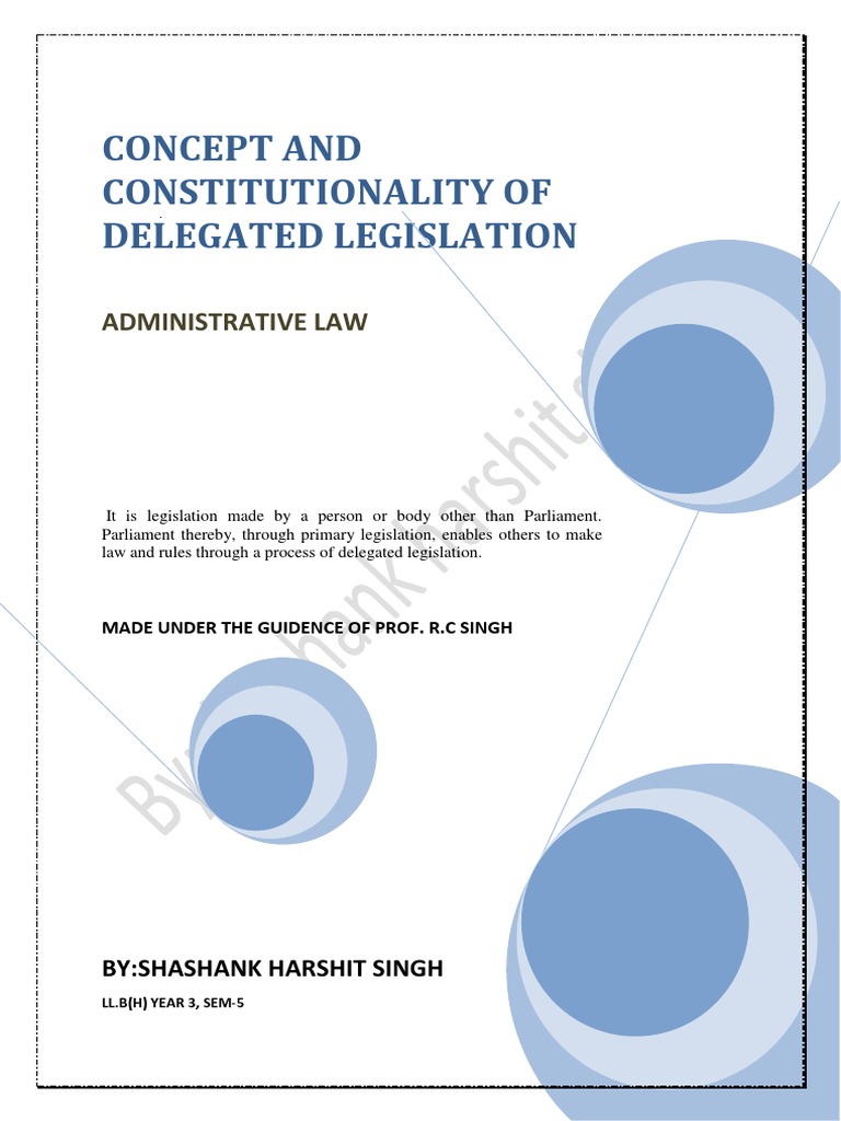 concept-and-constitutionality-of-delegated-legislation-administrative