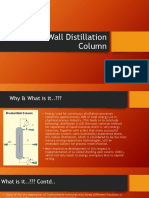 Divided Wall Distillation Column