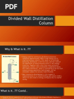 Divided Wall Distillation Column