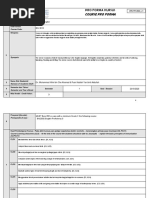 Course Pro Forma