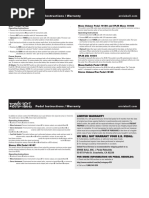 Ernie Ball Volume Pedal Instructions 