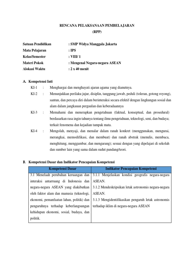 RPP Peer Teaching New | PDF