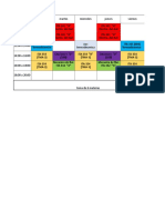 Horario 2019