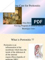 Nursing Care for Patients with Peritonitis