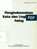 Pengindonesiaan Kata Dan Ungkapan Asing Edisi Kedua PDF