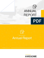 Annual Report - Powerpoint Template