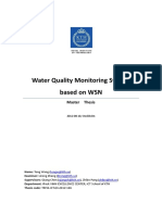 Water Quality Monitoring System Based On WSN