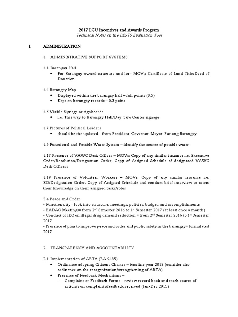 Technical Notes On The BESTS Evaluation Tool: ND ST ND ST | PDF ...