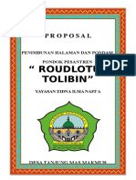 Proposal Timbun Pondok Pesantren