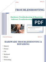PC Troubleshooting: Hardware Troubleshooting & Repairing Software Troubleshooting & Repairing