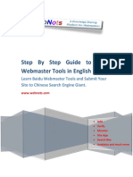 Baidu Webmaster Tools Guide in English PDF