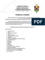 Parental Consent: Department of Deucation Division of San Carlos City Julio Ledesma National High School