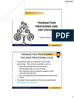 Transaction Processing and Erp Systems