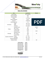 Model: SP-LFP40AHA: Item Specification Remark