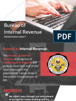Bureau of Internal Revenue: Presentation by Group 1