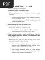 Kumpulan Soal Essay Tentang Kalimat Efektif Lukisan