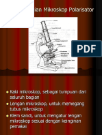 Mineralogi Optik - Bagian-Bagian Mikroskop Polarisator