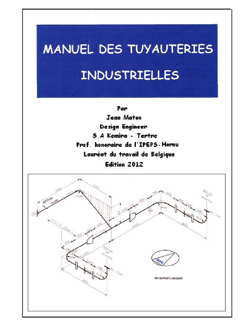 Comment Pourrait On Dévier Un Filet D eau Sans Contact Schéma Manuel Des Tuyauteries Industrielles | PDF | Acier | Chrome