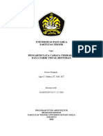 Jurnal Pengaruh Tata Cahaya Terhadap Daya Tarik Visual Restoran