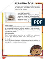 Ariciul - Fise diferențiate de evaluare a competentei de lectura.pdf