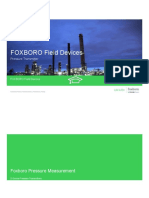 Foxboro Field Devices: Pressure Transmitter