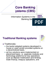 Core Banking Systems (CBS)