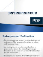 What is an Entrepreneur? (40