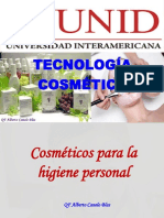 Formas Cosmeticas para Higiene Facial