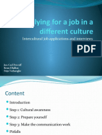 Applying For A Job in A Different Culture