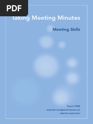 Meeting Minutes