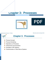 Chapter 3: Processes: Silberschatz, Galvin and Gagne ©2013 Operating System Concepts - 9 Edition