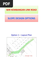 Slope Design Option For Seri Kembangan Link