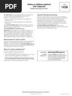 Details and Payment Form: Adding An Additional Applicant After Lodgement