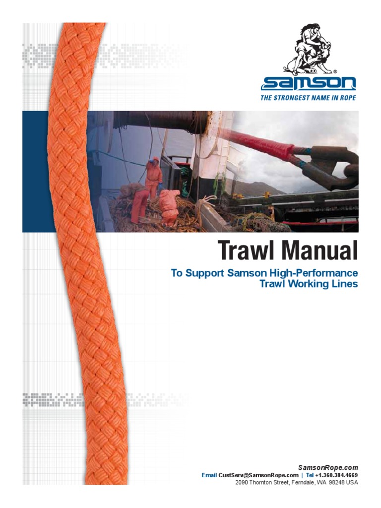 Samson Trawl Manual 2012 | PDF | Rope | Materials