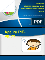 Sosialisasi PIS-PK Susukan