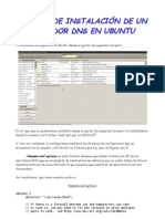 Manual de instlaación de un servidor DNS en Linux - José David Guerrero Muñoz