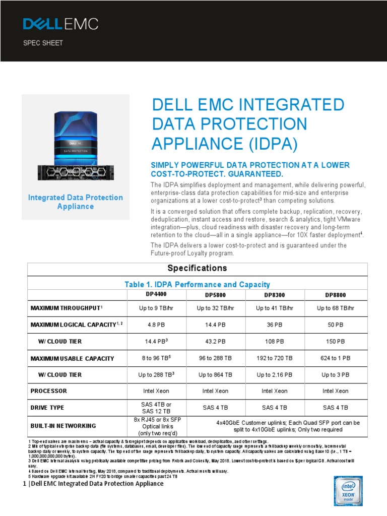 idpa-appliance-spec-sheet-pdf-pdf-hard-disk-drive-computing