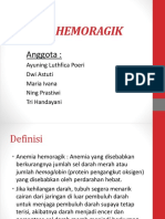 Hematologi - Anemia Hemoragik