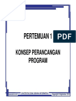 Metode Perancangan Program Pertemuan 1 Sampai 6