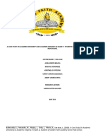 A Case Study On Academic Dishonesty and Academic Integrity in Grade 11 Students of Golden Faith Academy Senior High School