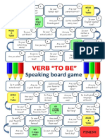 Verb "To Be": Speaking Board Game