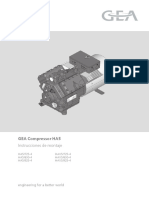 GEA Compressor HA5: Instrucciones de Montaje