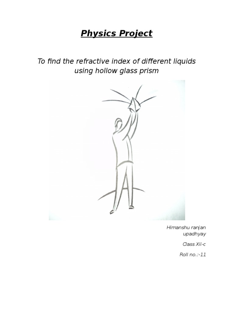 Refractive Indices of Liquids via Prism | PDF | Refraction | Refractive ...