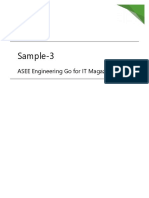 Sample-3: ASEE Engineering Go For IT Magazine